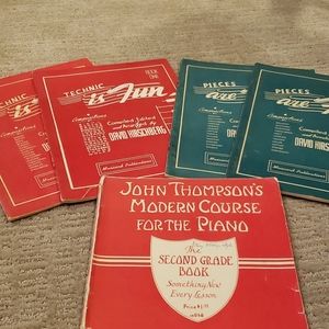 Vintage Piano Books
